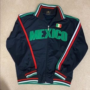 Futbol Mexico Embroidered Warm-up Jacket.